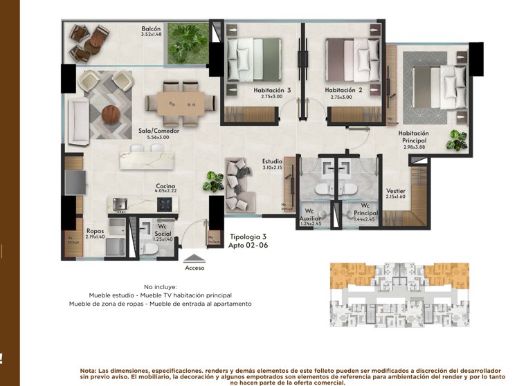 Cómo visitar un apartamento que todavía no existe